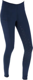 Produktbild von Covalliero Equona Reithose Damen Full Grip Leggings Blau Größe 38