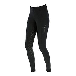 Covalliero Equona Reithose für Kinder Full Grip Sommer Leggings Schwarz Größe 116/122 – Bild 1 von 4