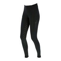 Produktbild von Covalliero Equona Reithose für Kinder Full Grip Sommer Leggings Schwarz Größe 116/122