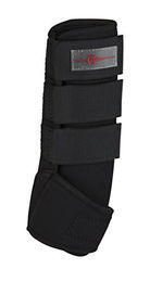 Covalliero Fesselkopfgamaschen für Pferde 4er Set Schwarz aus Gummi – Bild 1 von 9