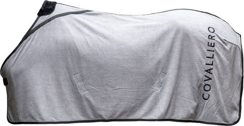 Covalliero Fleece Decke Grau 155 cm – Bild 1 von 2