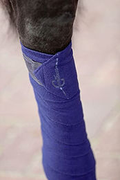 Covalliero Fleece-Gamaschen Empara Blau 4 Stück – Bild 1 von 3