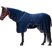 Produktbild von Covalliero Fliegendecke aus Polyester für Pferde in Schwarz und Blau