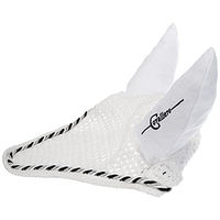 Produktbild von Covalliero Fliegenhaube Classic für Warmblut in Weiß aus Baumwolle