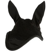 Produktbild von Covalliero Fliegenhaube Empara Schwarz aus Polyester für Vollblut