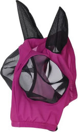 Covalliero Fliegenmaske FinoStretch Zipper FS 2026 für Vollblut Pferde in Light Berry Rosa – Bild 1 von 4