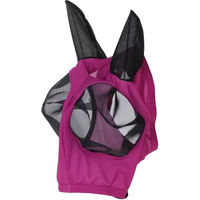 Produktbild von Covalliero Fliegenmaske FinoStretch Zipper FS 2026 für Vollblut Pferde in Light Berry Rosa