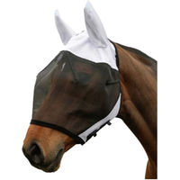Produktbild von Covalliero Fliegenmaske SuperFly mit Ohrenschutz für Pferde Größe Pony in Weiß