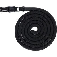 Produktbild von Covalliero Führstrick Schwarz aus Polyester mit Karabiner oder Panikhaken