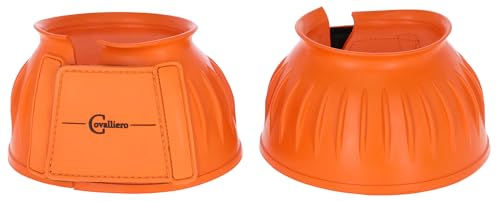 Covalliero Gamaschen aus Gummi für Vollblut in Orange – Bild 1 von 2
