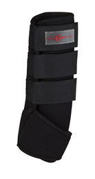 Covalliero Gamaschen für Warmblut Pferde Schwarz 4er-Set aus Gummi – Bild 1 von 5
