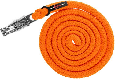 Produktbild von Covalliero Hippo Longe Reiten Karabinerhaken Antipanik aus Kunststoff in Orange