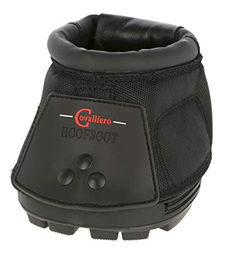 Covalliero Hipposandale Hufschuh für Pferde in Schwarz Größe 6 aus Nylon - 1 Stk. – Bild 1 von 6