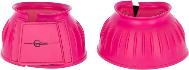 Produktbild von Covalliero Hufglocken aus Gummi in Pink für Warmblut Größe Full
