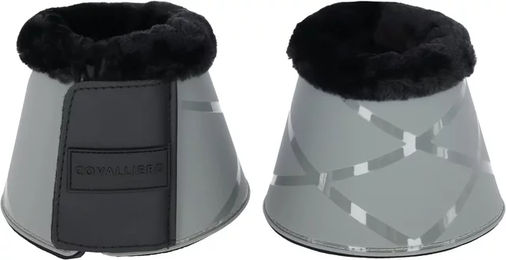 Produktbild von Covalliero Hufglocken Gamaschen aus TPR in Grau Größe XL