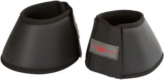 Covalliero Hufglocken Protecto für Pferde Schwarz XXL aus Gummi 2er Pack – Bild 1 von 3