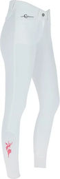 Covalliero Janne Reithose Damen mit Kniegrip wasserabweisend in Rosa Weiß Größe 38 – Bild 1 von 2