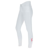 Produktbild von Covalliero Janne x PinkRibbon Fullgrip Reithose Damen Weiß Größe 46
