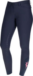 Covalliero Janne x PinkRibbon Reithose Damen Fullgrip Dark Navy Grösse 44 wasserabweisend – Bild 1 von 7