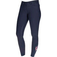 Produktbild von Covalliero Janne x PinkRibbon Reithose Damen Fullgrip Dark Navy Grösse 44 wasserabweisend