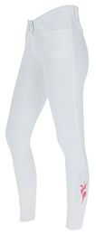 Covalliero Janne x PinkRibbon Reithose Damen Fullgrip Weiß Größe 40 wasserabweisend – Bild 1 von 8