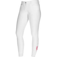 Produktbild von Covalliero Janne x PinkRibbon Reithose Damen Weiß wasserabweisend aus Polyamid