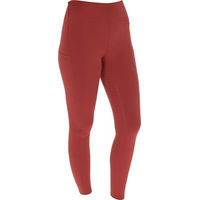 Produktbild von Covalliero Kinder Winter Reitleggings Tight Grip in Braun Rot Größe 164/170