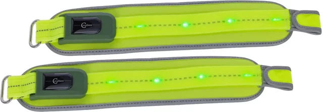 Produktbild von Covalliero LED-Gamaschen für Pferde aus Kunststoff in Grün