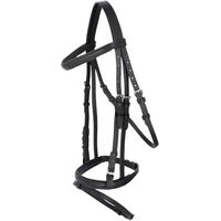 Produktbild von Covalliero Leder Trense Full Schwarz für Pferde