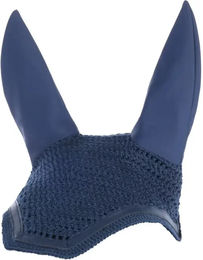 Produktbild von Covalliero Linea Fliegenhaube für Pferde aus Kunstleder in Blau