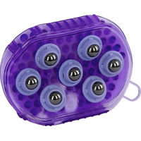 Produktbild von Covalliero Magnet-Massage-Striegel aus Kunststoff lila