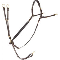 Produktbild von Covalliero Martingal mit Ringen aus Leder in Braun