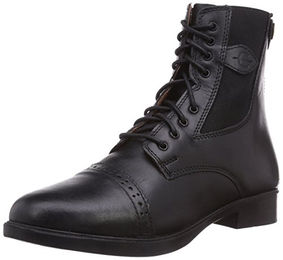 Covalliero Monaco Reitstiefeletten aus Leder Unisex Schwarz Größe 38 – Bild 1 von 10
