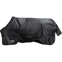 Produktbild von Covalliero Outdoor-Decke für Pferde aus Polyester in Schwarz 100g