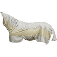 Produktbild von Covalliero Outdoor- und Fliegendecke aus Polyester 155 cm Braun Beige