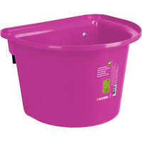 Produktbild von Covalliero Pferdefutterkrippe aus Kunststoff in Rosa mit Aufhängehaken