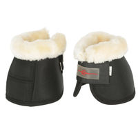 Produktbild von Covalliero Pony Hufglocken aus Teddy Fleece in Schwarz