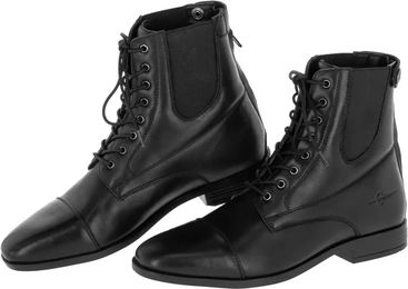 Covalliero Premium Stiefeletten aus Leder Schwarz Unisex Größe 45 – Bild 1 von 1