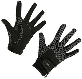 Covalliero Reithandschuh Reflective Schwarz Unisex Größe XL – Bild 1 von 2