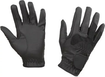 Covalliero Reithandschuhe Gloria für Damen aus Leder in Schwarz Größe L – Bild 1 von 6
