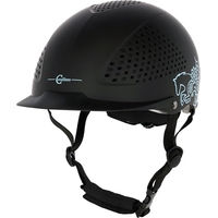 Produktbild von Covalliero Reithelm Beauty 2.0 für Kinder Schwarz 52/54 cm