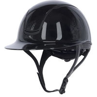 Produktbild von Covalliero Reithelm Eclipse Polo in Schwarz mit ERT-Sicherheitssystem, Größe 58-61cm