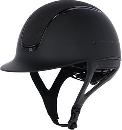Covalliero Reithelm Eclipse Schwarz Matt mit Glitzerapplikation 58-61 cm – Bild 1 von 13