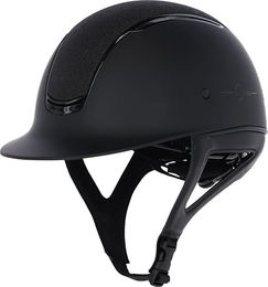 Covalliero Reithelm Eclipse Schwarz Matt mit Glitzerapplikation S 52-56cm – Bild 1 von 13