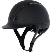 Produktbild von Covalliero Reithelm Eclipse Schwarz Matt mit Glitzerapplikation S 52-56cm