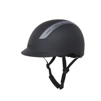 Produktbild von Covalliero Reithelm ProViso Reitkappe mit Glitzereffekt Schwarz Grösse 57-61 cm