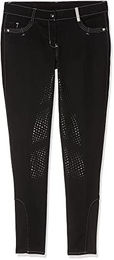 Covalliero Reithose BasicPlus Damen Full Grip Schwarz Größe 36 – Bild 1 von 7