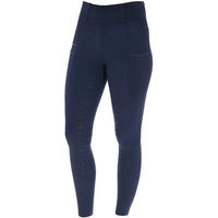 Produktbild von Covalliero Reithose Damen High Waist Full Grip aus Mikrofaser Blau 32/34