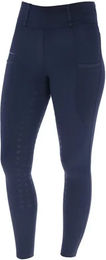 Produktbild von Covalliero Reithose Damen HighWaist Full Grip Mikrofaser Blau Größe 38/40