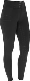 Covalliero Reithose Damen Highwaist mit Vollbesatz und Glitzerapplikation Schwarz Größe 40 – Bild 1 von 8